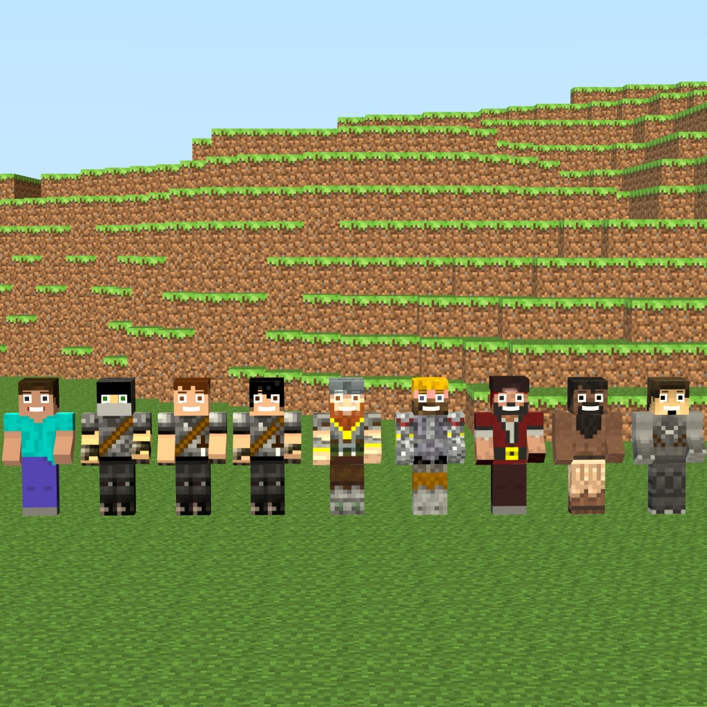 Minecraft Character/Weapons Pack preview image 5